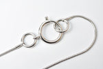 Chanel Long Necklace Mademoiselle Motif Silver