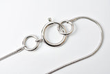Chanel Long Necklace Mademoiselle Motif Silver