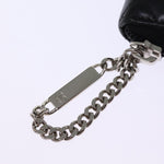 Chanel Long Wallet Leather Black CC Auth mr152