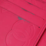 Chanel Long Wallet Leather Black CC Auth mr152