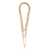Chanel Long Chain Bead and Rhinestone Necklace