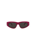 balenciaga Cat Eye-Frame Recycled Acetate Sunglasses Womens BB0095S-30008868-017