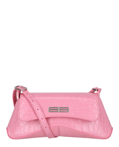 balenciaga Embossed Croc Shoulder Bag Womens 6956452-108Y-5812