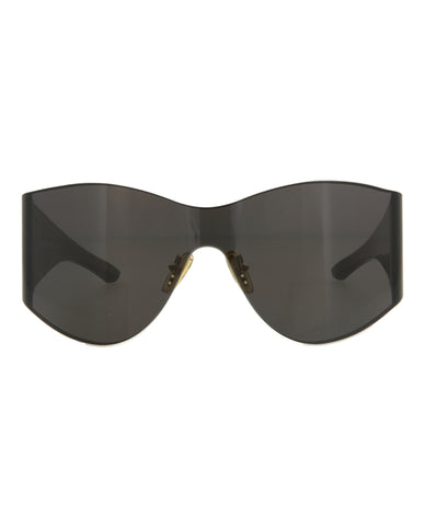 balenciaga Cat Eye-Frame Nylon Sunglasses Womens BB0122S-30009742-004