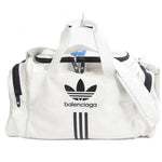 balenciaga Adidas Lambskin Gym Bag White