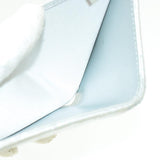 Chanel Matelasse Bifold Wallet Silver CC Auth cr620