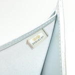 Chanel Matelasse Bifold Wallet Silver CC Auth cr620