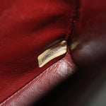 Chanel Matelasse Chain New Shoulder Bag Lamb Skin Black Gold CC Auth 24557A