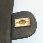 Chanel Mademoiselle Turn Lock New Shoulder Bag Lamb Skin Black CC Auth ai677A