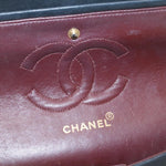 Chanel Mademoiselle Turn Lock New Shoulder Bag Lamb Skin Black CC Auth ai677A