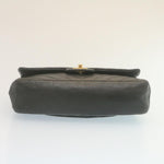 Chanel Mademoiselle Turn Lock New Shoulder Bag Lamb Skin Black CC Auth ai677A