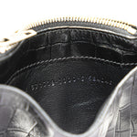 balenciaga Croc Embossed Leather Card Case
