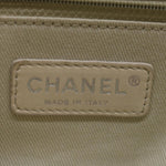 Chanel Matelasse Chain Shoulder Bag Leather White CC Auth yk10764