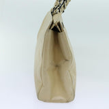 Chanel Matelasse Chain Tote Bag Leather Beige CC Auth yk11588