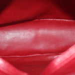 Chanel Matelasse Chain Shoulder Bag Leather Red CC Auth yk11662