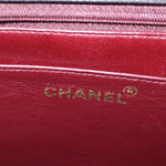 Chanel Mademoiselle Big COCO Mark Chain Bag Lamb Skin Black CC Auth yk12655
