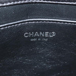 Chanel Mademoiselle Clutch Bag Enamel Black Yellow CC Auth yk13029