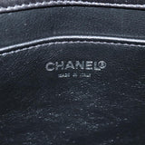 Chanel Mademoiselle Clutch Bag Enamel Black Yellow CC Auth yk13029