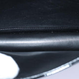 Chanel Mademoiselle Clutch Bag Enamel Black Yellow CC Auth yk13029