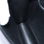 Chanel Mademoiselle Clutch Bag Enamel Black Yellow CC Auth yk13029