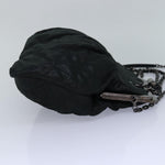 Chanel Matelasse Chain Gamaguchi Hand Bag Leather 2way Black CC Auth yk13501