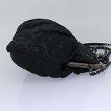 Chanel Matelasse Chain Gamaguchi Hand Bag Leather 2way Black CC Auth yk13501