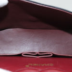 Chanel Matelasse 25 Turn Lock Chain Hand Bag Lamb Skin Black CC Auth yk14030A