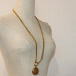 Chanel Lucambon 31 Necklace metal Gold CC Auth yk14272