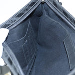 balenciaga Explorer Clutch Bag Canvas Black 459745 Auth yk14342
