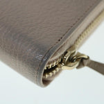 balenciaga Classic Continental Zip Long Wallet Leather Pink 253036 Auth yk9793