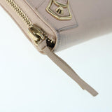 balenciaga Classic Continental Zip Long Wallet Leather Pink 253036 Auth yk9793