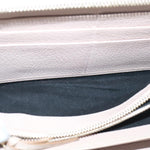 balenciaga Classic Continental Zip Long Wallet Leather Pink 253036 Auth yk9793
