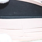 balenciaga Classic Continental Zip Long Wallet Leather Pink 253036 Auth yk9793