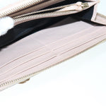 balenciaga Classic Continental Zip Long Wallet Leather Pink 253036 Auth yk9793