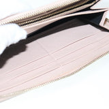 balenciaga Classic Continental Zip Long Wallet Leather Pink 253036 Auth yk9793