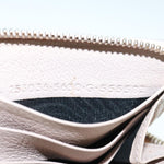 balenciaga Classic Continental Zip Long Wallet Leather Pink 253036 Auth yk9793