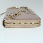 balenciaga Classic Continental Zip Long Wallet Leather Pink 253036 Auth yk9793
